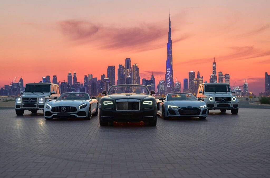 luxury car rental in Dubai
