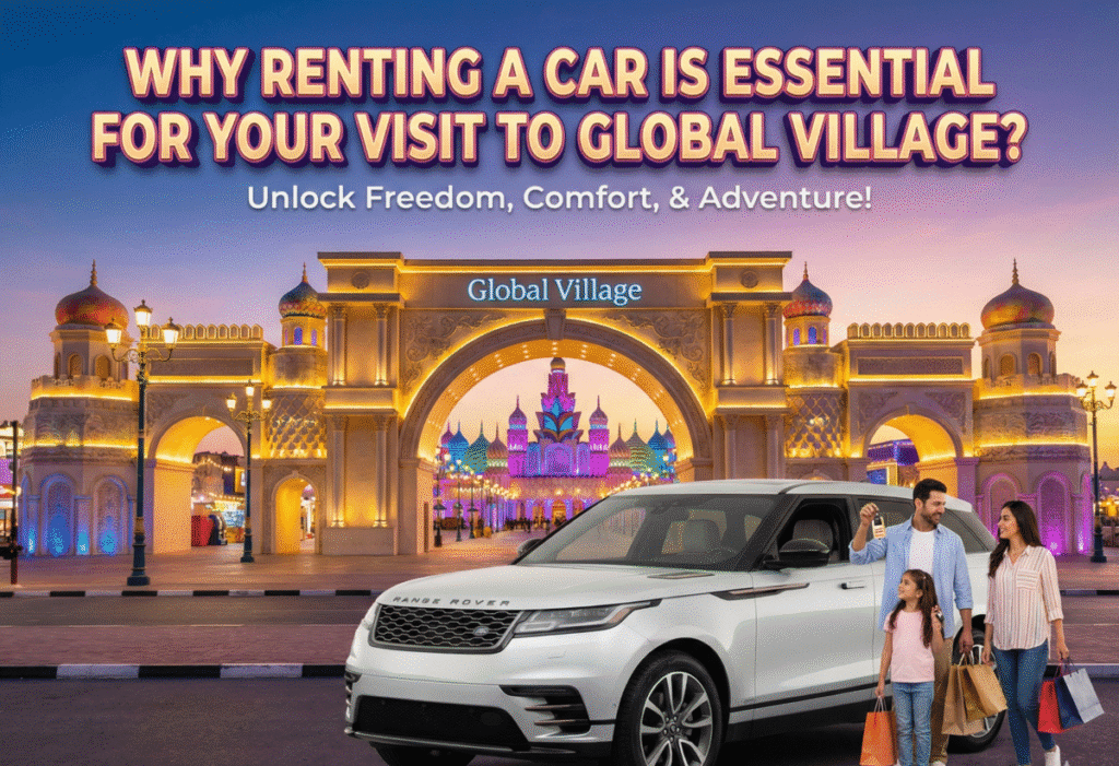 Car Rental Service in Dubai Why Renting a Car is Essential for Your Visit to Global Village