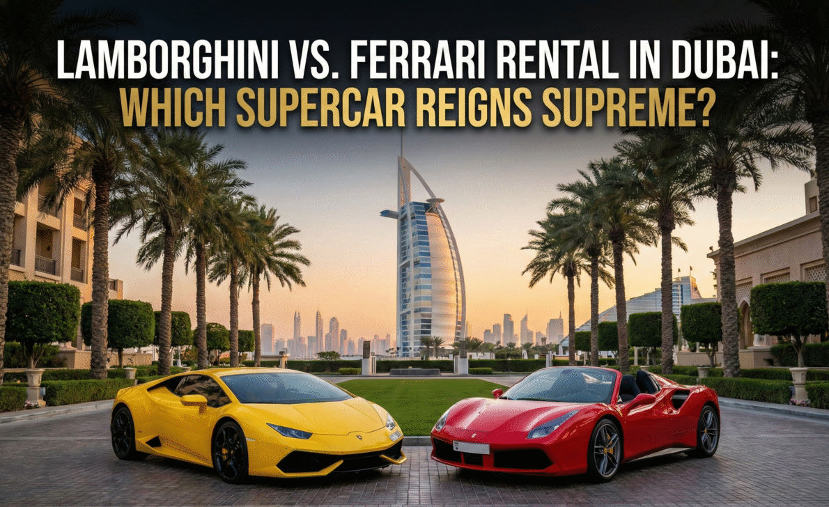 Lamborghini vs. Ferrari Rental in Dubai Which Supercar Reigns Supreme