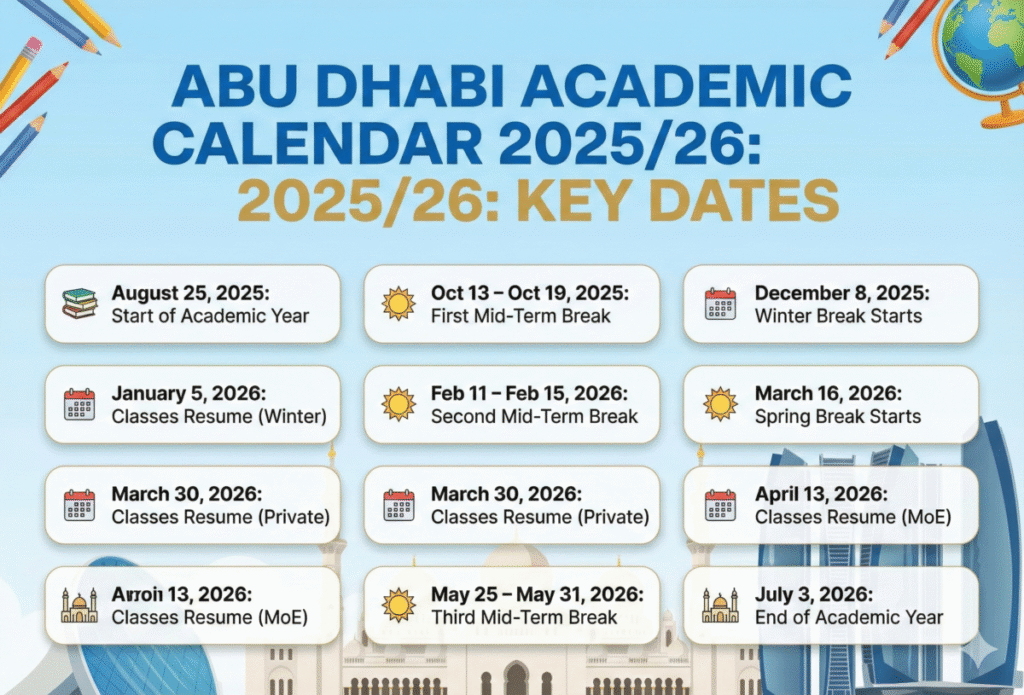 Car Rental Service in Dubai Abu Dhabi school holidays 2025