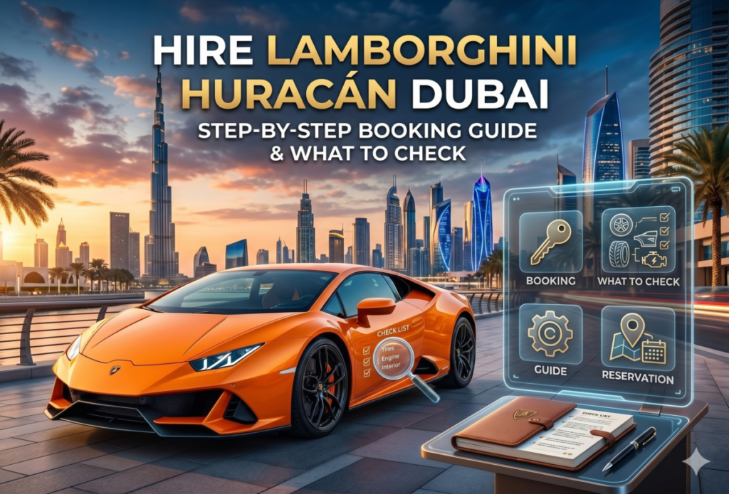 Hire Lamborghini Huracán Dubai